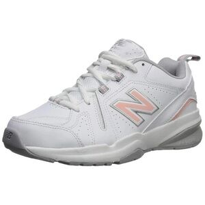 Women’s New Balance 608 v5 White, Pink & Grey Sneakers- Size 7
